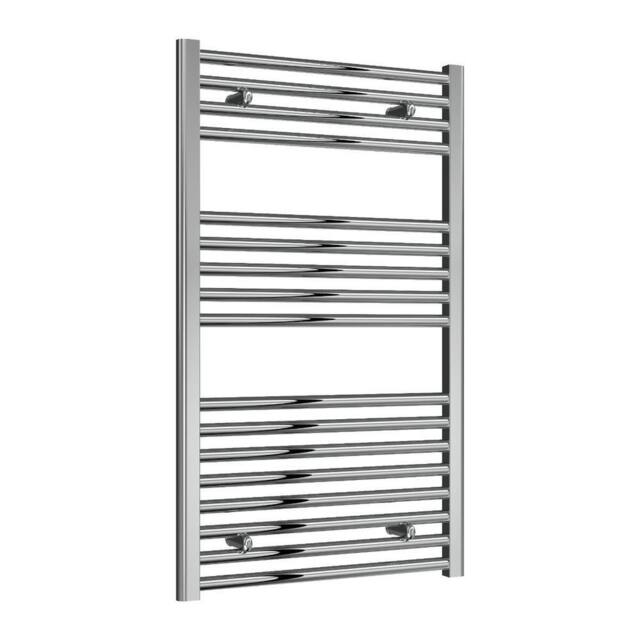 Bathroom Kingdom Diva Chrome Straight Heated Towel Rail 1000x600 in Silver - image 1