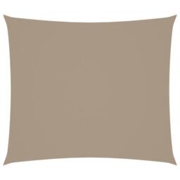 Berkfield Home Sunshade Sail Oxford Fabric Rectangular 2x2.5 m Taupe - thumbnail 2