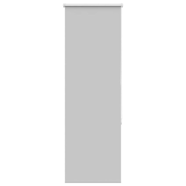 Berkfield Home Roller Blind Blackout Light Grey 40x175 cm Fabric Width 35.7 cm Polyester - image 1