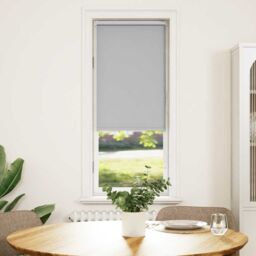 Berkfield Home Roller Blind Blackout Light Grey 40x175 cm Fabric Width 35.7 cm Polyester - thumbnail 2