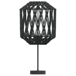 Berkfield Home Lamp Shade Black √ò23x28 cm Iron & Paper - Size: 23x28 cm - thumbnail 6