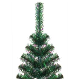 Berkfield Home Artificial Christmas Tree with Iridescent Tips Green 150 cm PVC - thumbnail 3