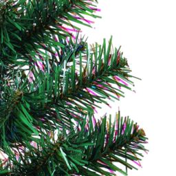 Berkfield Home Artificial Christmas Tree with Iridescent Tips Green 150 cm PVC - thumbnail 4