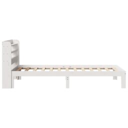 Berkfield Home Bed Frame with Headboard without Mattress White 90x200 cm - thumbnail 5