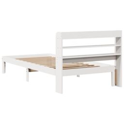 Berkfield Home Bed Frame with Headboard without Mattress White 90x200 cm - thumbnail 6