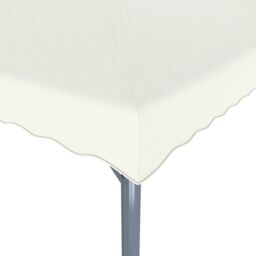 Berkfield Home Gazebo 300x300 cm Cream Aluminium in Beige - thumbnail 3