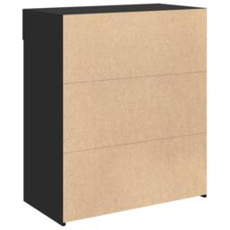 Berkfield Home Sideboard Black 80x42.5x93 cm Engineered Wood - thumbnail 6