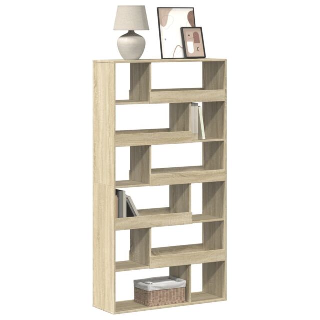 Berkfield Home Bookcase Sonoma Oak 100x33x187.5 cm Engineered Wood in Brown - image 1