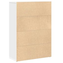 Berkfield Home Bookcase White 60x24x85 cm Engineered Wood - Size: 60 x 24 x 85 cm - thumbnail 7