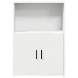 Berkfield Home Bookcase White 60x24x85 cm Engineered Wood - Size: 60 x 24 x 85 cm - thumbnail 4