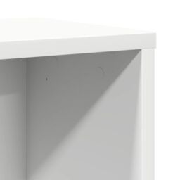 Berkfield Home Bookcase White 60x24x85 cm Engineered Wood - Size: 60 x 24 x 85 cm - thumbnail 8