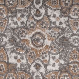 Kukoon Warm Beige Distressed Traditional Medallion Bordered Rug - Size: 80 cm x 150 cm - thumbnail 5