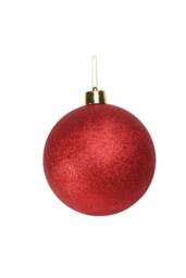 KDMD Red Glitter Shatterproof Bauble x1 25cm - thumbnail 1