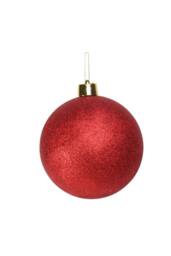 KDMD Red Glitter Shatterproof Bauble x1 25cm - thumbnail 2