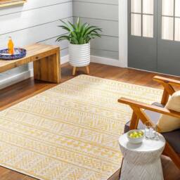 Livabliss Eagean Global Green Ivory Yellow Pink Brown In- & Outdoor Rug - Size: 160 cm x 230 cm - thumbnail 8