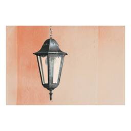 Netlighting FIRENZE Outdoor Pendant Ceiling Light Black Silver IP44 21cm - thumbnail 2