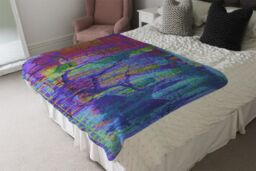 Benjamin Tate Design Tree Growth Blanket in Natural - Size: 120 cm x 150 cm - thumbnail 3