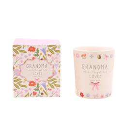 Love Life Sentiment Gift Ceramic Candle 190g - Grandma - thumbnail 3