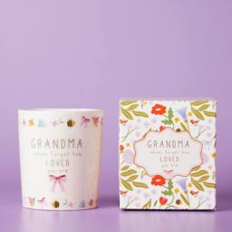 Love Life Sentiment Gift Ceramic Candle 190g - Grandma - thumbnail 1