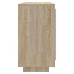 Berkfield Home Sideboard Sonoma Oak 80x40x75 cm Engineered Wood in Brown - Size: 80 x 40 x 75 cm - thumbnail 4