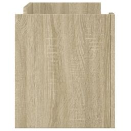 Berkfield Home TV Cabinet Sonoma Oak 80x35x40 cm Engineered Wood in Brown - Size: 80 x 35 x 40 cm - thumbnail 5