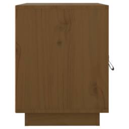 Berkfield Home Beautiful Bedside Cabinets 2 pcs Honey Brown 40x34x45 cm Solid Wo - Size: 40 x 34 x 45 cm - thumbnail 7