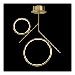 Netlighting Olimpia Ceiling 30W LED 3000K 2250lm IP20 Satin Gold - thumbnail 3