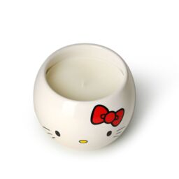 "Hello Kitty ""The Best Friend"" Candle - Strawberry & Cream Scent in White - Size: Medium" - thumbnail 6