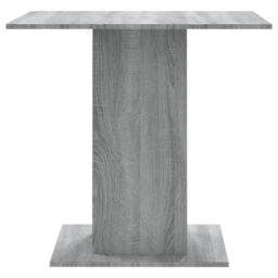 Berkfield Home Dining Table Grey Sonoma 80x80x75 cm Engineered Wood - Size: 80 x 80 x 75 cm - thumbnail 5