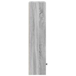 Berkfield Home Durable Bookcase Grey Sonoma 31x24x102 cm Engineered Wood - Size: 31 x 24 x 102 cm - thumbnail 6