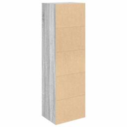Berkfield Home Durable Bookcase Grey Sonoma 31x24x102 cm Engineered Wood - Size: 31 x 24 x 102 cm - thumbnail 7