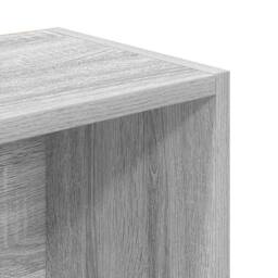 Berkfield Home Durable Bookcase Grey Sonoma 31x24x102 cm Engineered Wood - Size: 31 x 24 x 102 cm - thumbnail 9