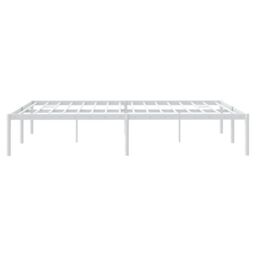 Berkfield Home Metal Bed Frame White 160x200 cm - thumbnail 6