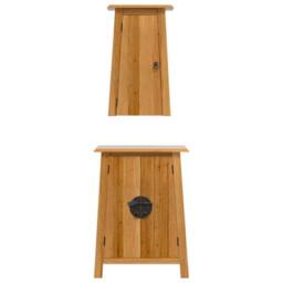 Berkfield Home Beautiful 2 Piece Bathroom Furniture Set Solid Wood Pine in Brown - thumbnail 5