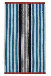 Helena Springfield 'Beach House Stripe' Cotton Towel in Blue - thumbnail 1