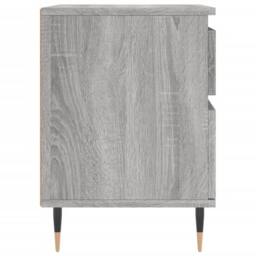 Berkfield Home Bedside Cabinets 2 pcs Grey Sonoma 40x35x50 cm Engineered Wood - Size: 40 x 35 x 50 cm - thumbnail 8
