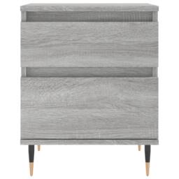 Berkfield Home Bedside Cabinets 2 pcs Grey Sonoma 40x35x50 cm Engineered Wood - Size: 40 x 35 x 50 cm - thumbnail 6