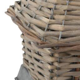 Berkfield Home Comfortable Bird Houses 3 pcs Wicker in Brown