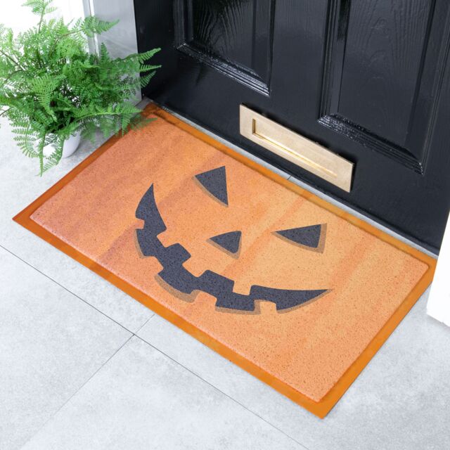 Artsy Mats Jack-o-lantern Indoor Outdoor Doormat (70 x 40cm) - Size: 40 cm x 70 cm - image 1