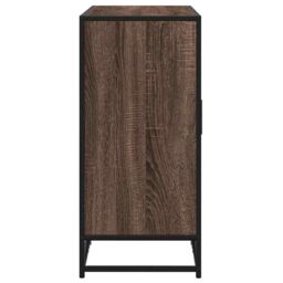 Berkfield Home Sideboard Brown Oak 92x35x76 cm Engineered Wood - Size: 92 x 35 x 76 cm - thumbnail 5