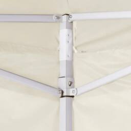Berkfield Home Professional Folding Party Tent with 2 Sidewalls 2x2 m Steel Cream in Beige - thumbnail 3