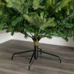 Samuel Alexander 7ft (2.1m) Green Artificial Real Look Grandis Fir Christmas Tree with 2326 Tips & Metal Stand - thumbnail 7