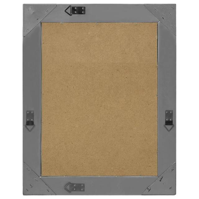 Berkfield Home Wall Mirror Baroque Style 50x60 cm Black - image 1