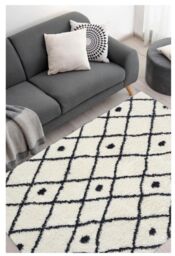 THE RUGS Snug Collection Nomadic Shaggy Rugs - I044A in White - Size: 160 cm x 230 cm - thumbnail 2