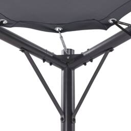 Wyld and Coco Pergola Dark Grey Polyester Steel 300 x 300 cm - thumbnail 5
