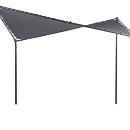 Wyld and Coco Pergola Dark Grey Polyester Steel 300 x 300 cm - thumbnail 2