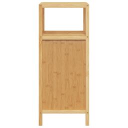 Berkfield Home Bathroom Cabinet with Shelf 36x33x87 cm Bamboo in Brown - Size: 36 x 33 x 87 cm - thumbnail 4