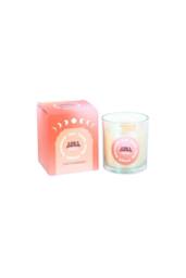 KDMD Aura Energy Juicy Raspberry Iridescent Candle-35H Burn, Vibrant Aroma in Peach - thumbnail 2