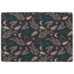 Benjamin Tate Design Floral Magic Eyes Rug in Natural - Size: Large - thumbnail 1