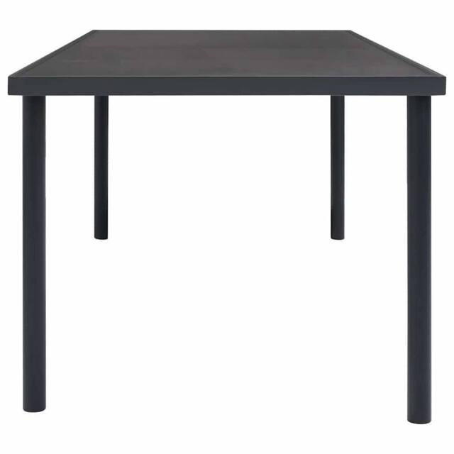 Berkfield Home Outdoor Dining Table Anthracite 190x90x74 cm Steel in Black - Size: 190 x 90 x 74 cm - image 1